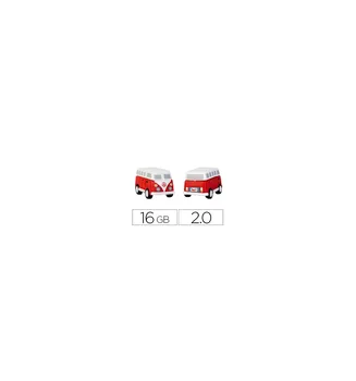 

TECHONETECH FLASH DRIVE 16 GB 2.0 HIPPY VAN BANG CAMPER USB memory