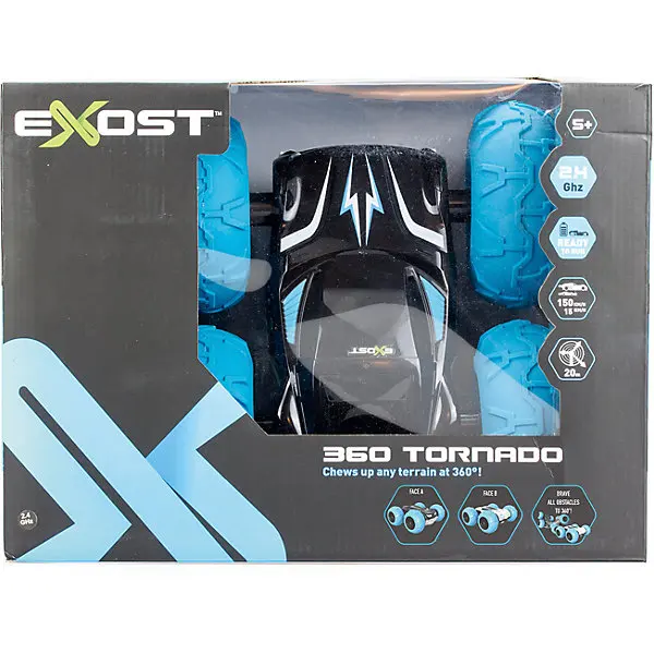 Радиоуправляемая машина Silverit Exost "Торнадо", синяя