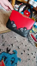 Bandolera bordada de cuero para mujer, bolso de mano femenino, 2020