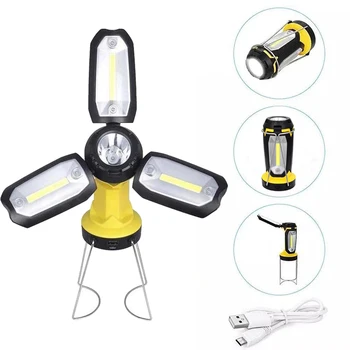 

LED Work Light Portable Spotlight Rechargeable Worklight Hunting Camping Light Flashlight Led Work Built In Battery Outdoor Lamp
