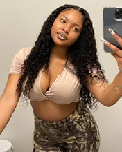 Pelo virginal brasileño de la onda profunda mechones 1/3/4 mechones Color Natural rizado profundo mechones suave humano brasileño teje 100 g/Pc