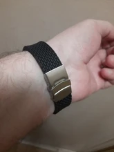 Correa de silicona con hebilla plegable para Samsung Galaxy Watch Gear S2 S3, banda de goma de liberación rápida, 18mm, 20mm, 22mm, 24mm