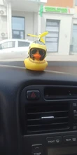 Coche pato con casco de viento roto, pequeño pato amarillo, Motor de bicicleta de carretera, accesorios de ciclismo sin luces