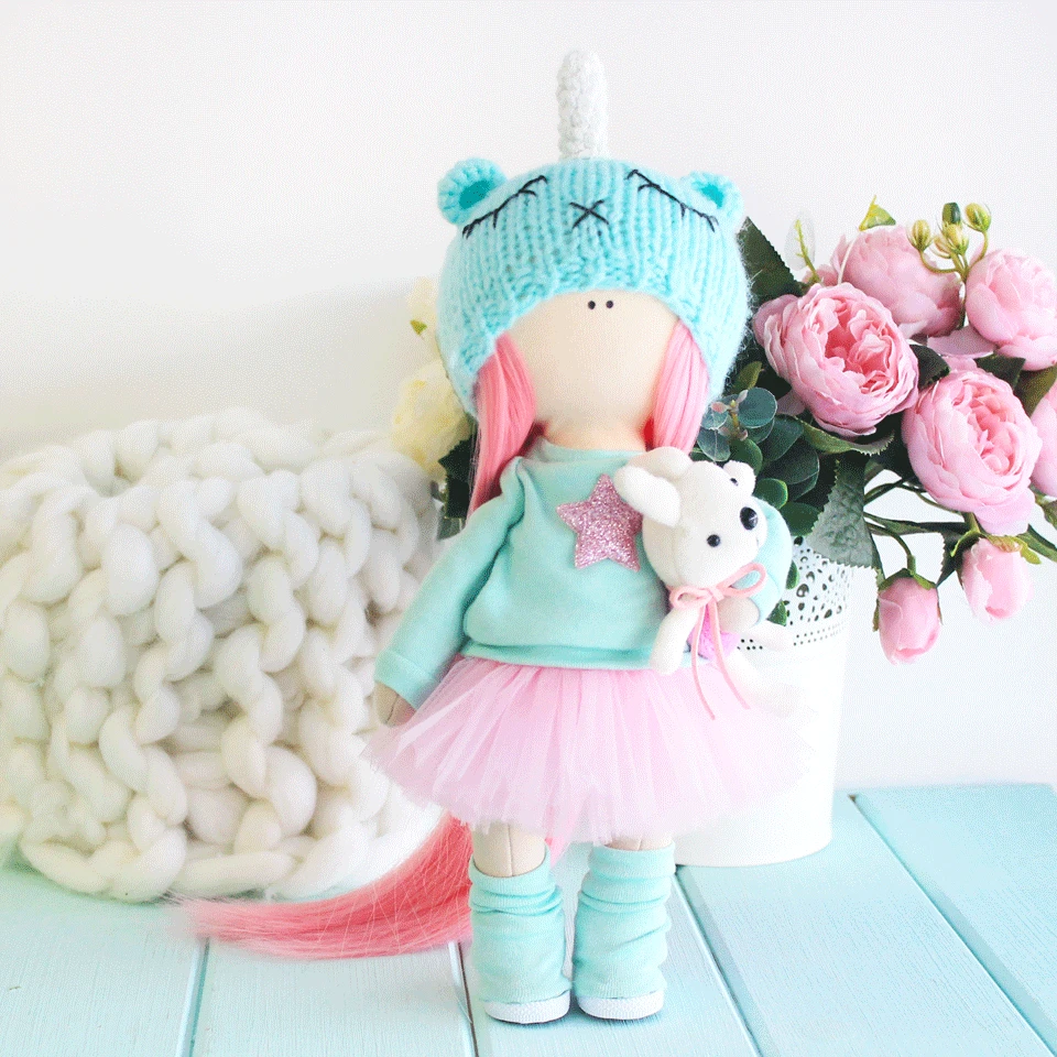 Set for sewing textile doll Art Fabric "Agnes"