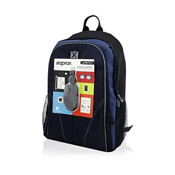 

Laptop Backpack approx! APPNBBUNDLE4 15.6" Black Blue