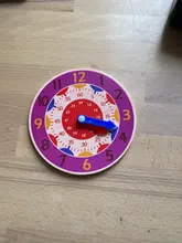 Juguetes de reloj de madera Montessori para niños, hora y minuto, relojes cognitivos, juguetes para niños, preescolar temprano, ayudas para enseñanza