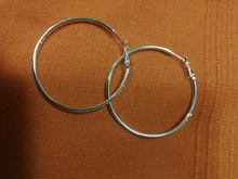 Personalidad hipérbole 925 de plata esterlina Simple liso círculo Pendientes para mujeres de plata de ley 2020-de plata-joyería de Pendientes de botón Pendientes