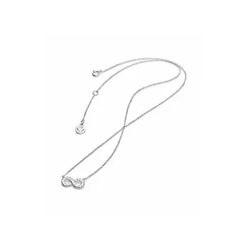 

Necklace Choker Silver Infinity Zircons 14x7mm Viceroy