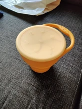 Taza de tentempié de silicona para bebé, contenedor de comida portátil, recipiente para aperitivos, sin BPA, tapa suave de silicona, nuevos colores