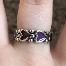 HUANZHI-anillos de corazón de Metal de amor para mujer y niña, joyería de fiesta de color barroco Vintage, personalidad, novedad de 2020