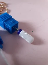 1 pieza de cabezal cerámico para pulidora, eléctrica de uñas artísticas