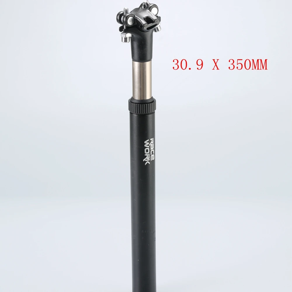 

RACEWORKS- Black Suspension Seat Post 27.2/30.9/31.6 x 350mm Seatpost