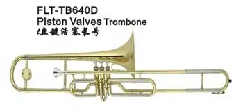 

Flt-tb640d trombone with piston valves conductor
