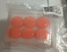 Tapones protectores para los oídos de silicona suave, impermeables, antiruido, para natación y deportes acuáticos, 6 uds.