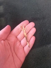 Creativo tijeras forma de señora de las mujeres pelo Clip horquilla delicada pelo horquilla accesorios para el cabello decoraciones