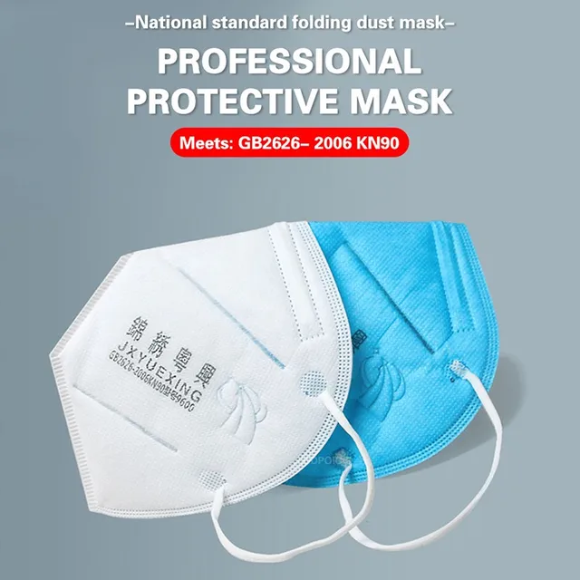 US $11.36  10 PCS KN90 Masks Breathable High Filtration Capacity Dust-proof Antivirus Comfortable wear Face Ma