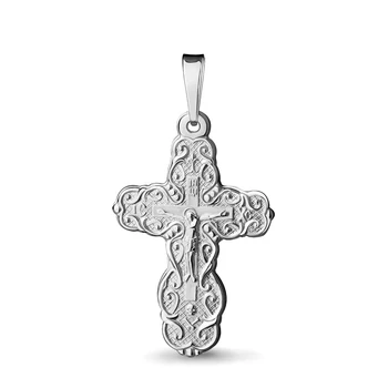 

Cross Orthodox AQUAMARINE without inserts Silver 925