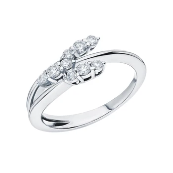

Gold ring with diamonds sunlight sample 585