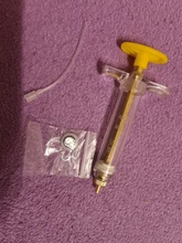 Alimentador de pollos para loros, inyector de jeringa con cabezal de cobre, suministros de alimentación para aves, 10ml