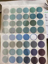 Pegatinas redondas de puntos de la serie morandy, 1 hoja, pegatina decorativa Kawaii, decoración, bricolaje, álbum diario artículos de papelería con etiquetas, Scrapbooking