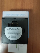 Wall-Switch Glass-Panel White Standard Crystal Ac110-220v EU 1set 1-Way