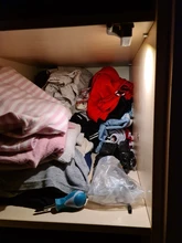 Include Battery LED Cabinet Hinge Night Light Sensor Light For Kitchen Living Room Bedroom