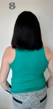 Peluca de Bob corto recta de máquina completa con flequillo negro Natural brasileño Remy pelucas de cabello humano 150% densidad media Ratio Bob peluca
