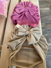 Gorro anudado con lazo sólido para bebé, niño y niña, accesorios para la cabeza, turbante para recién nacido, tocados para niños y adultos
