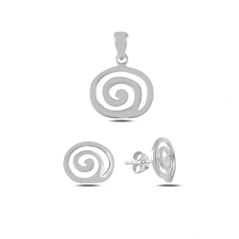 

Silver 925 Sterling Set Without Stone