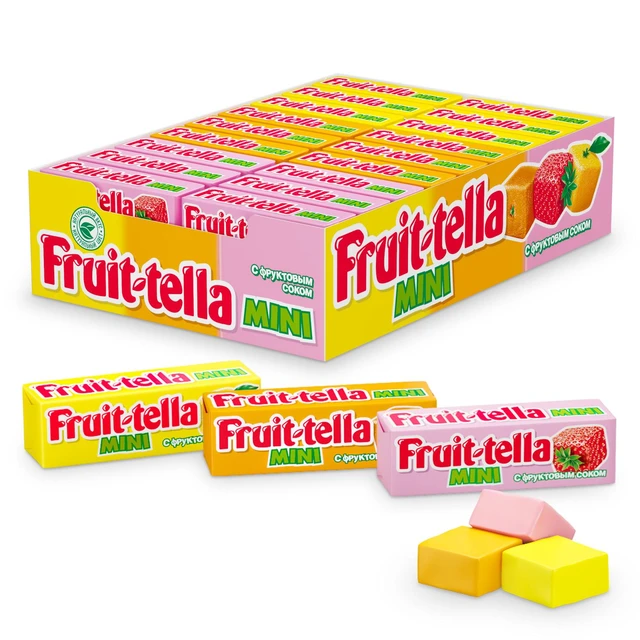 Chewable candies Fruitella Mini, 54 pieces of 11g Candy Confectionery  Grocery Food Sweets Candies natural sweetness yummy gift snack - AliExpress