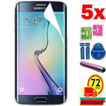

5x Protector It is Screen Sheet Film for for Samsung GALAXY S6 EDGE PLUS (NOT It is TEMPERED GLASS GLASS) PEN