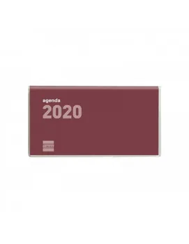 

AGENDA FLAT COCKTAIL BORDEAUX WEEK UPRIGHT VIEW PL1 121x67x6 MM 2020 FINOCAM