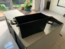 Caja de munición de plástico de estilo militar, caja de almacenamiento de munición a granel de calibre resistente, caja de balas táctica ligera