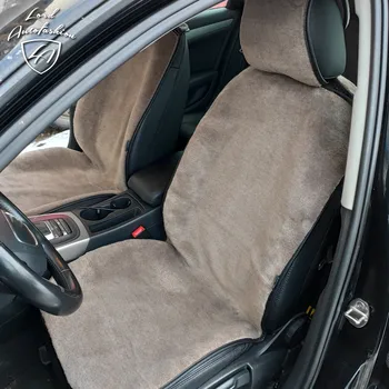 

Set faux fur covers on seating (genuine sheep wool) 2 pcs/set Universal size [Lord Autofashion]