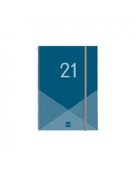 

Annual spiral AGENDA YEAR E40 SV 2021 blue +