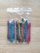 18 unids/lote 53mm aleación de aluminio de dardo ejes gradas dardos profesional tallos 2BA estándar de rosca de tornillo дротики дартс