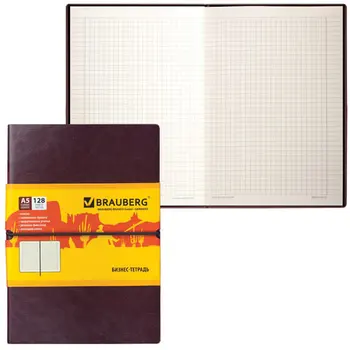 

Notepad brauberg "Western" integrated cover A5 128L