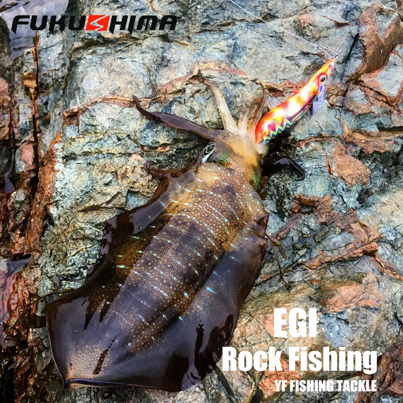 FUKUSHIMA 3,5 SQUID JIGS GLOW EGI LURE FISHING WOOD SHRIMP BAIT SHARP HOOKS 21GRAMS CUTTLEFISH OCTOPUS BOOT AND ROCK FISHING – Detail 12