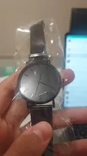 Reloj minimalista de cuarzo para hombre, cronógrafo ultradelgado, sencillo, de negocios, con correa de malla de acero inoxidable, Masculino