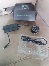 Power-Supply Tattoo-Gun-Machines Rotary Professional Mini AURORA LCD with Adaptor 