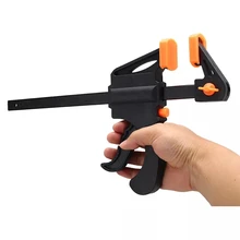 Clip de liberación rápida de trinquete de 4 pulgadas, barra de trabajo de madera, esparcidor, herramientas de mano, 1 ud.