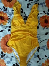 CUPSHE-bañador de una pieza con volantes para mujer, traje de baño Sexy con cordones, Monokini, trajes de baño de playa 2021