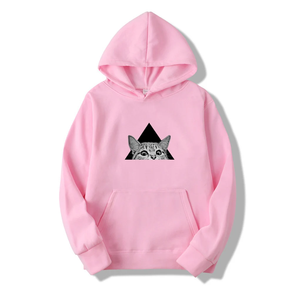 

Cat Printed Sweatshirt Pullover Unisex Men Women Casual Long Sleeve O-Neck Pullover Plus Size XS-4XL Winter Hoodies