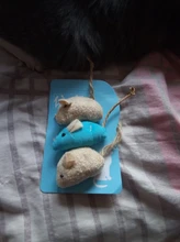 3pcs New Plush Simulation Mouse Cat Toy Plush Mouse Cat Scratch Bite Resistance Interactive