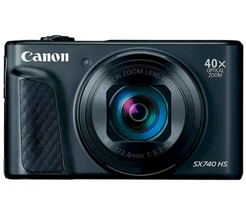 

CANON POWERSHOT SX740HS BLACK DIGITAL PHOTO CAMERA COMPACT 20.3MP UHD OPTICAL ZOOMING 40x WIFI BLUETOOTH