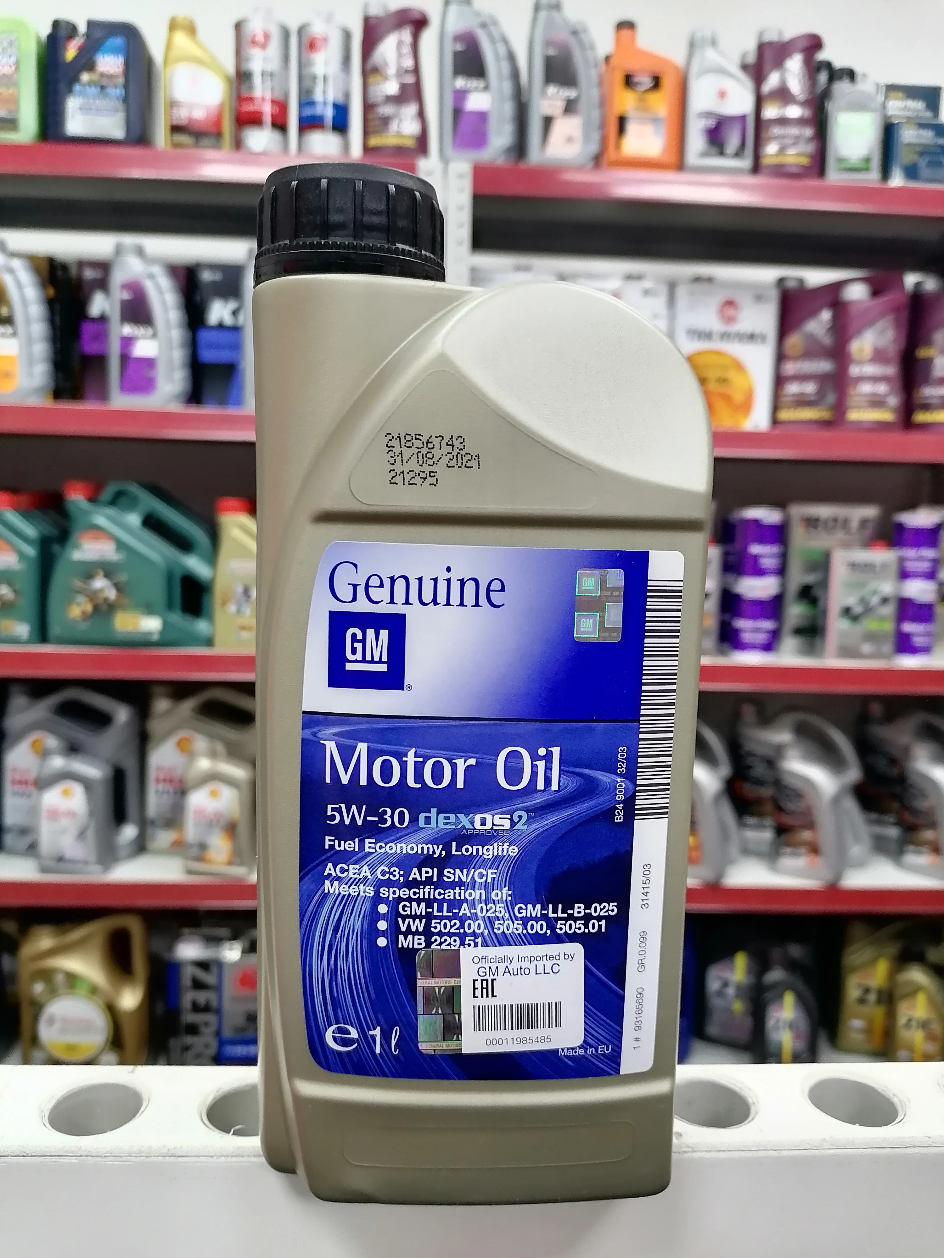 6 LITRI Olio Motore Originale Opel Gm 5W30 Dexos2 Per Motori Benzina E - Foto 13