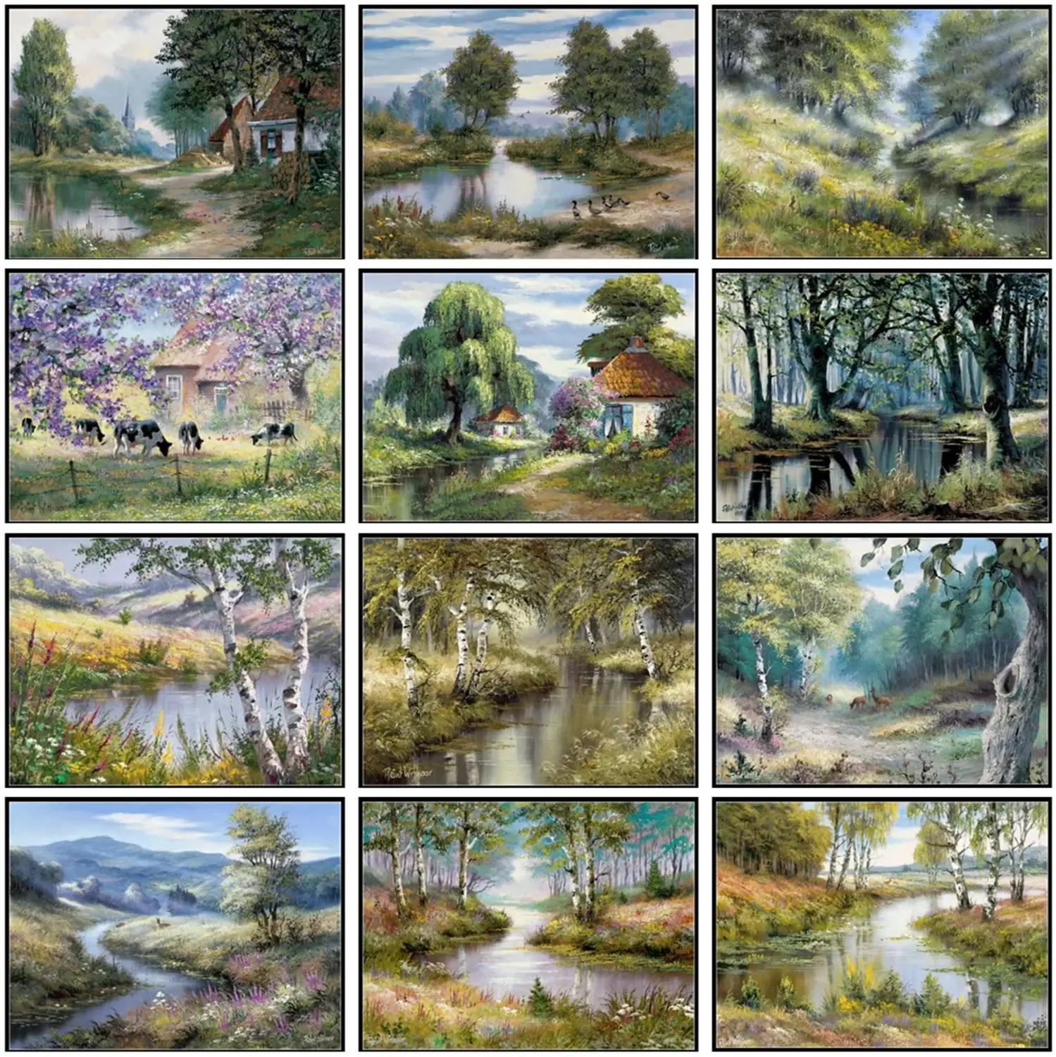 

Wonderful World - Counted Cross Stitch Kits - DIY Handmade Needlework for Embroidery 14 ct Cross Stitch Sets DMC Color