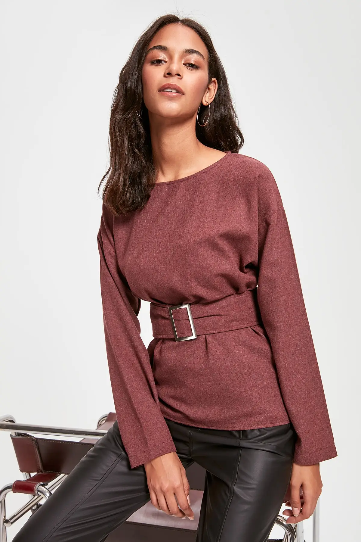 Trendyol детали ремня Bluz TWOAW20BZ0843
