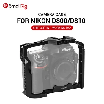 

SmallRig D800 Camera Cage for Nikon D800 & D810 Camera With Nato Rail For Quick Release Camera Handle or EVF Mount Attach 2404