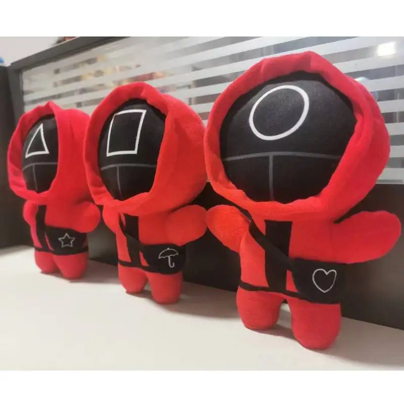 23cm Squid Game Stuffed Plush Toys Korea Tv Squid Game Pillow Soft Doll Room Decoration Halloween Christmas Gifts For Children 4